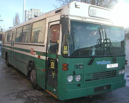 VOLVOВ10М60 - собраные из капитально отремонтированых частей,куплен СП УМАК,автобус работает на кольцевом маршруте в городе Полтаве